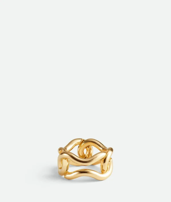 Bottega Veneta Nest Chain Ring>Women Rings