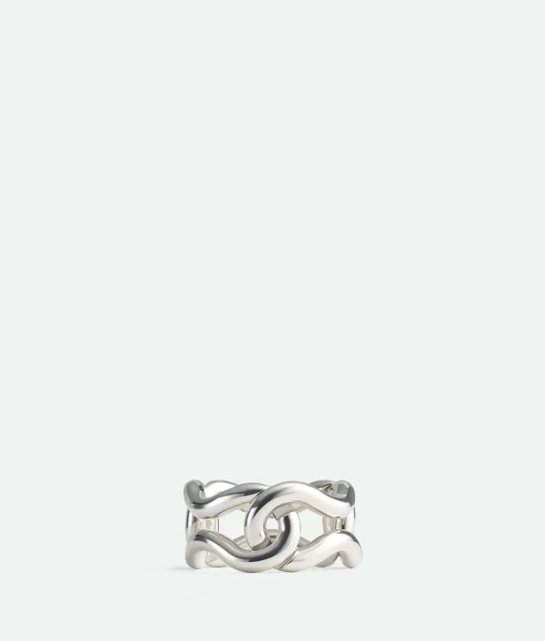 Bottega Veneta Nest Chain Ring>Women Rings