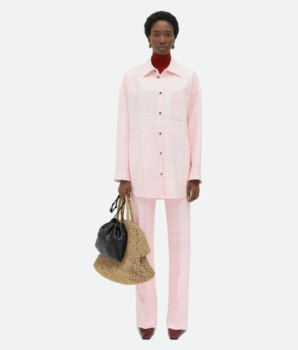 Bottega Veneta Notebook Viscose Shirt>Women Shirts