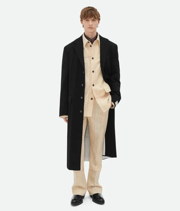 Bottega Veneta Notebook Wool Twill Flared Trousers> Trousers And Shorts