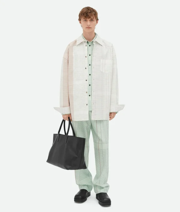 Bottega Veneta Notebook Wool Twill Trousers> Trousers And Shorts