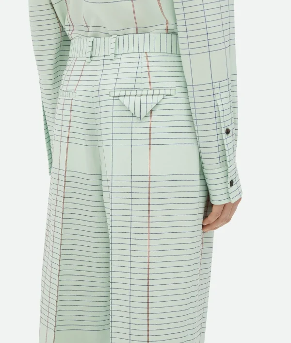 Bottega Veneta Notebook Wool Twill Trousers> Trousers And Shorts