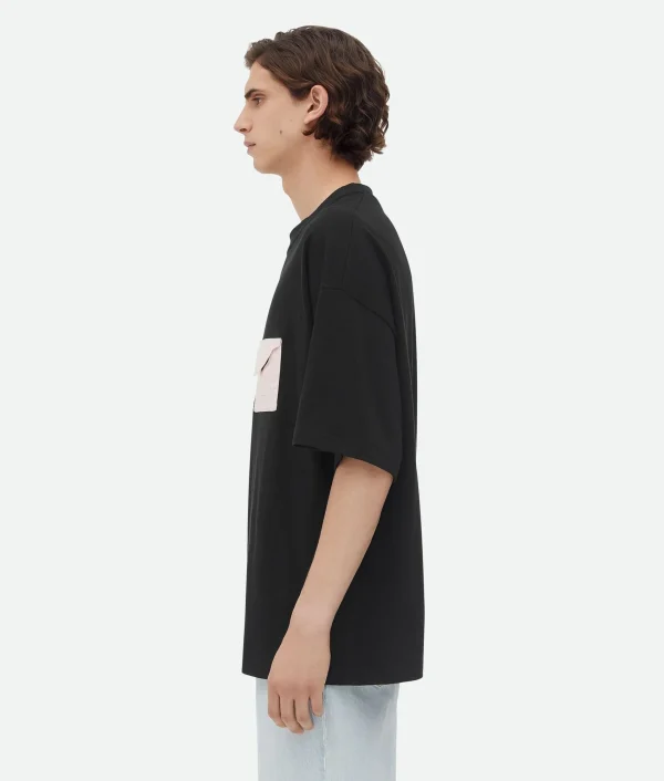 Bottega Veneta Pima Cotton Jersey Oversized T-Shirt> T-Shirts