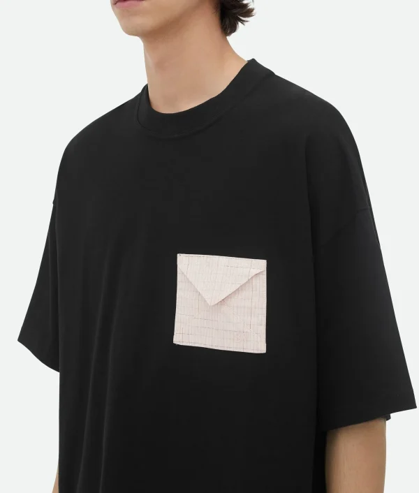 Bottega Veneta Pima Cotton Jersey Oversized T-Shirt> T-Shirts