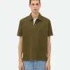 Bottega Veneta Pima Cotton Jersey Polo> Polos