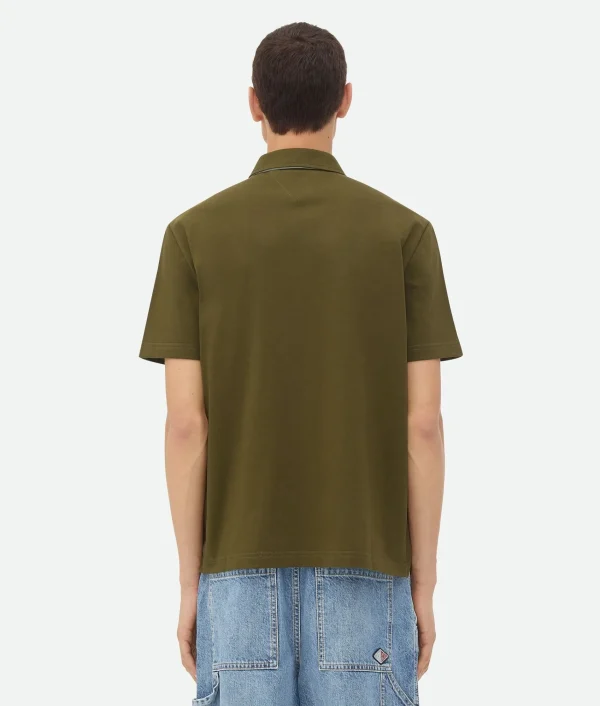 Bottega Veneta Pima Cotton Jersey Polo> Polos