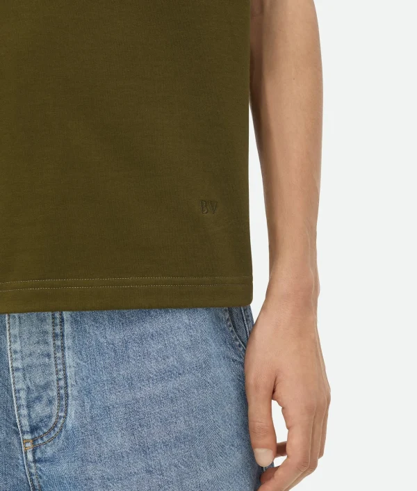 Bottega Veneta Pima Cotton Jersey Polo> Polos