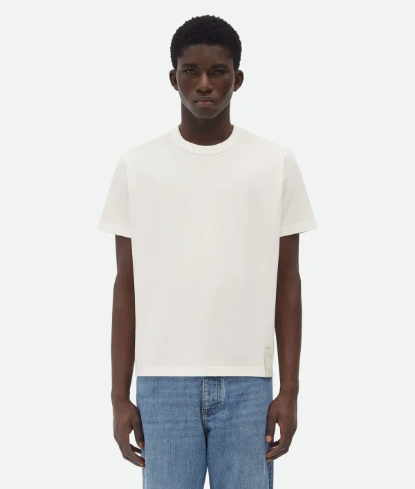 Bottega Veneta Pima Cotton Jersey T-Shirt> T-Shirts
