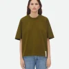 Bottega Veneta Pima Cotton Jersey T-Shirt>Women Tops And T-Shirts