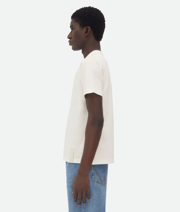 Bottega Veneta Pima Cotton Jersey T-Shirt> T-Shirts
