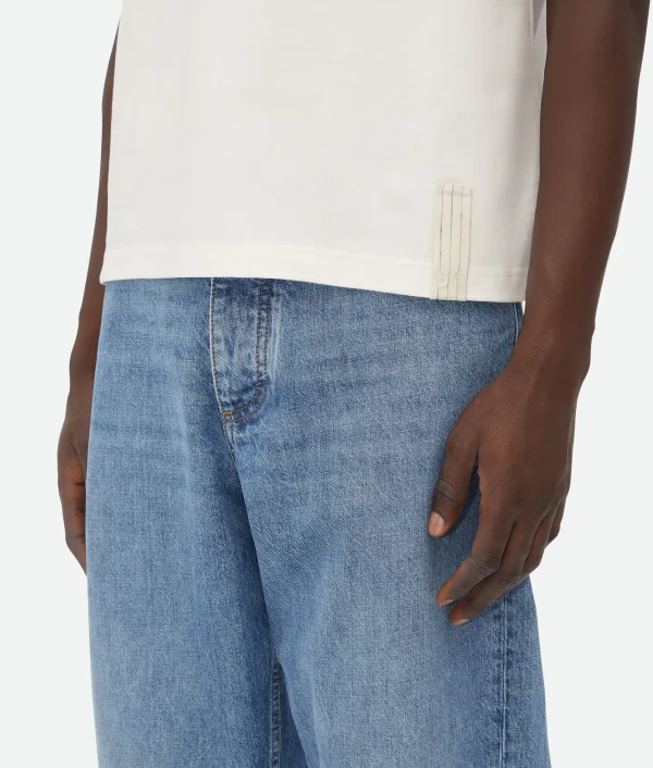 Bottega Veneta Pima Cotton Jersey T-Shirt> T-Shirts