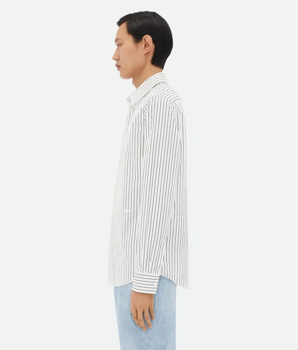 Bottega Veneta Pinstripe Poplin Shirt> Shirts