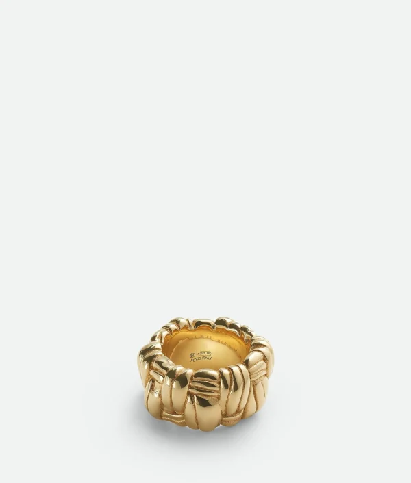 Bottega Veneta Pleat Ring>Women Rings