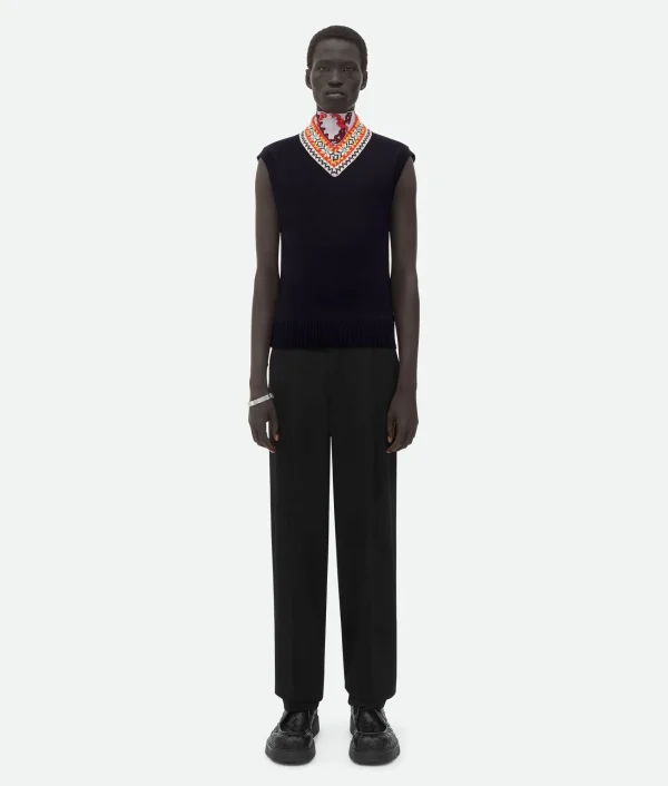 Bottega Veneta Pleated Sartorial Wool Twill Trousers> Trousers And Shorts