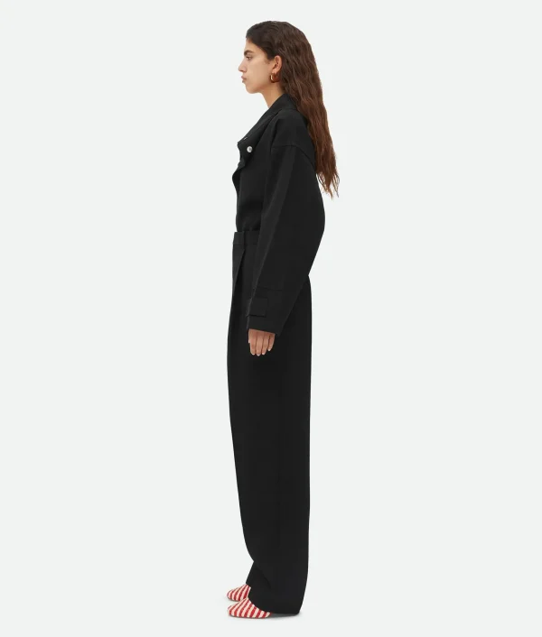 Bottega Veneta Pleated Wool Twill Trousers>Women Trousers And Shorts