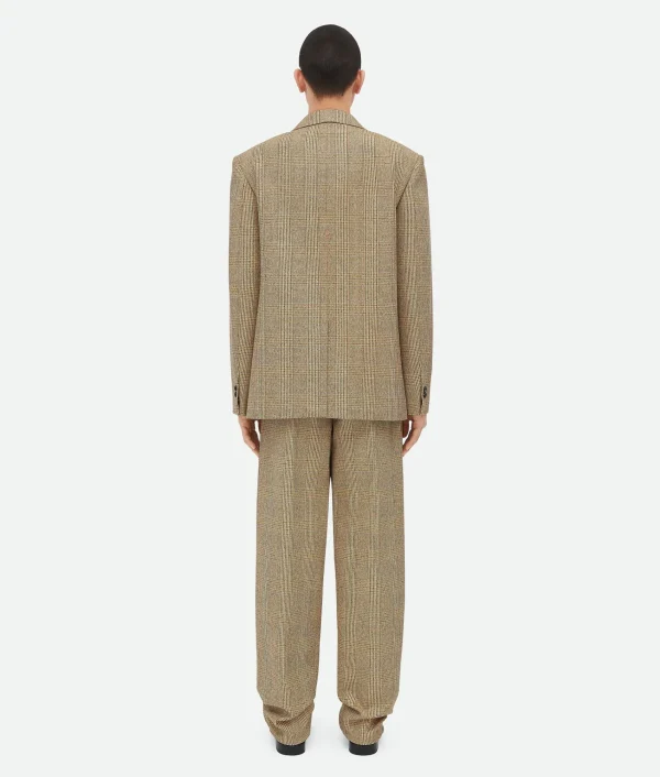 Bottega Veneta Prince Of Wales Wool Jacket> Jackets