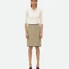 Bottega Veneta Prince Of Wales Wool Skirt>Women Skirts