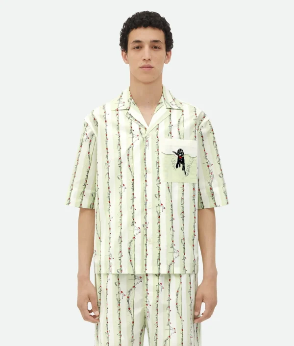 Bottega Veneta Printed Cotton Shirt> Shirts