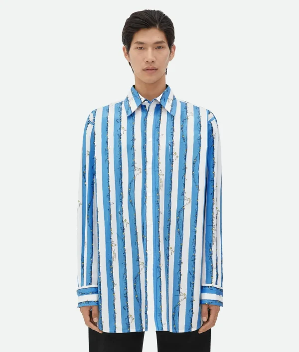 Bottega Veneta Printed Cotton Shirt> Shirts