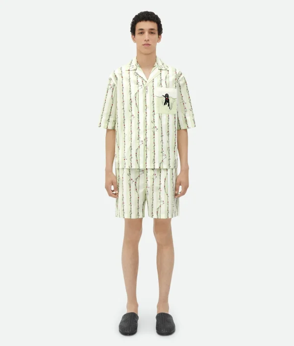 Bottega Veneta Printed Cotton Shirt> Shirts