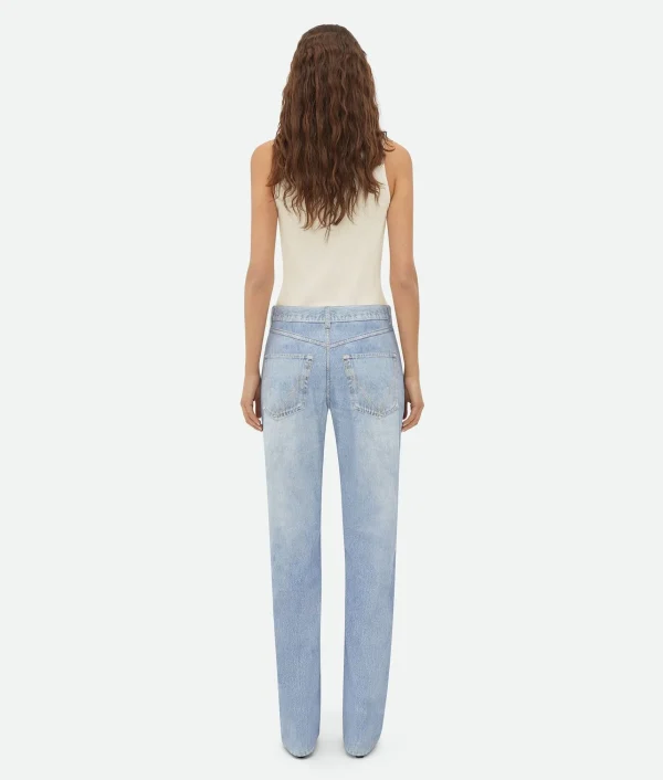 Bottega Veneta Printed Leather Boyfriend Denim>Women Leather