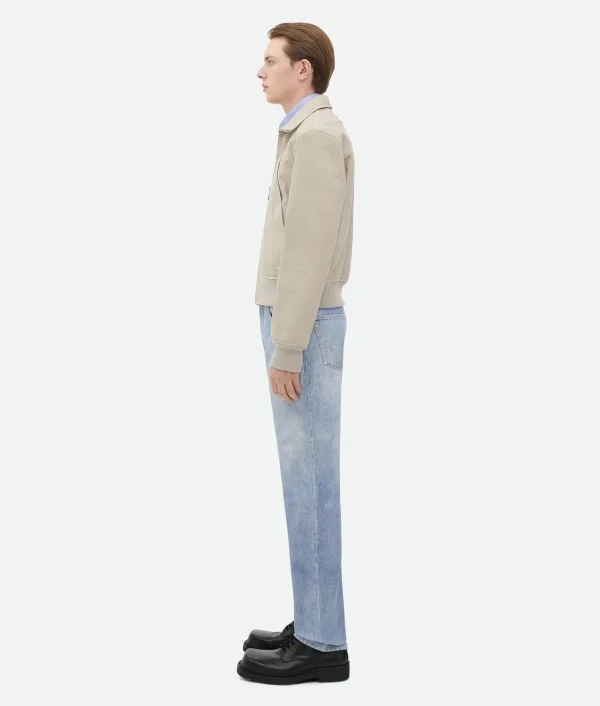 Bottega Veneta Printed Leather Chino Jacket> Jackets