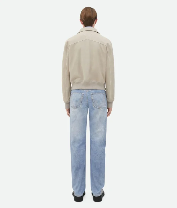 Bottega Veneta Printed Leather Chino Jacket> Jackets