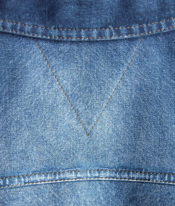 Bottega Veneta Printed Leather Denim Jacket> Jackets