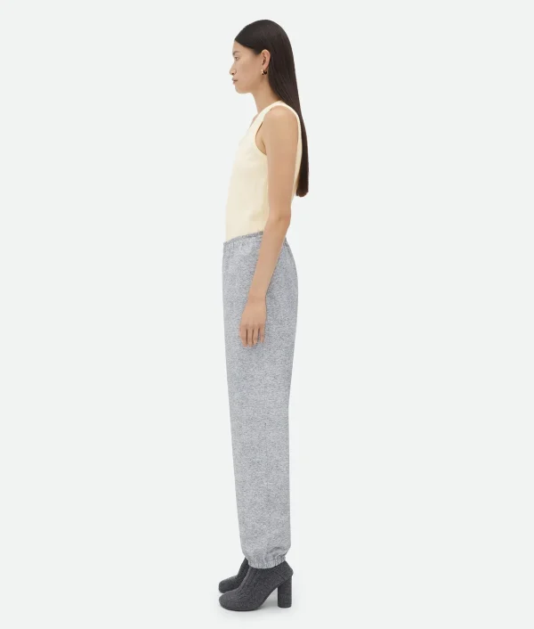 Bottega Veneta Printed Leather Jersey Jogger Trousers>Women Leather