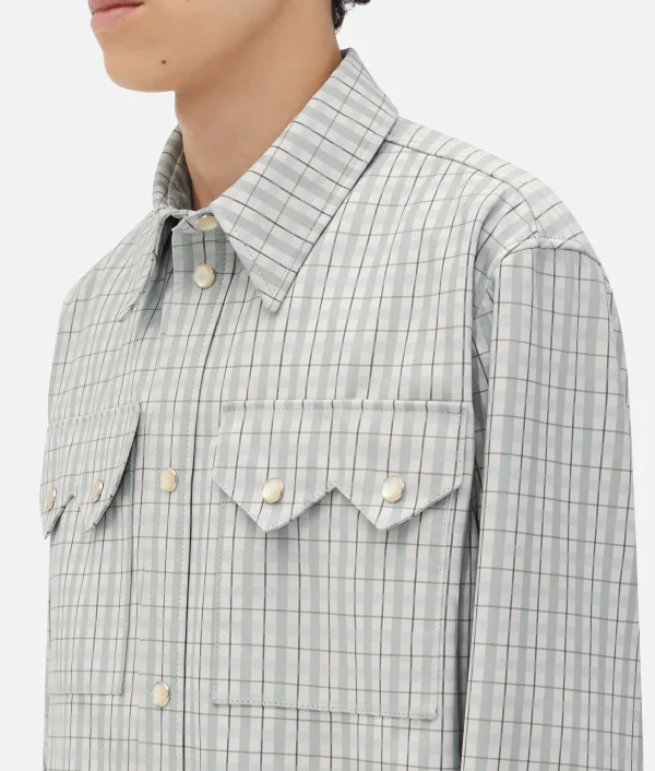 Bottega Veneta Printed Leather Shirt> Shirts | Leather