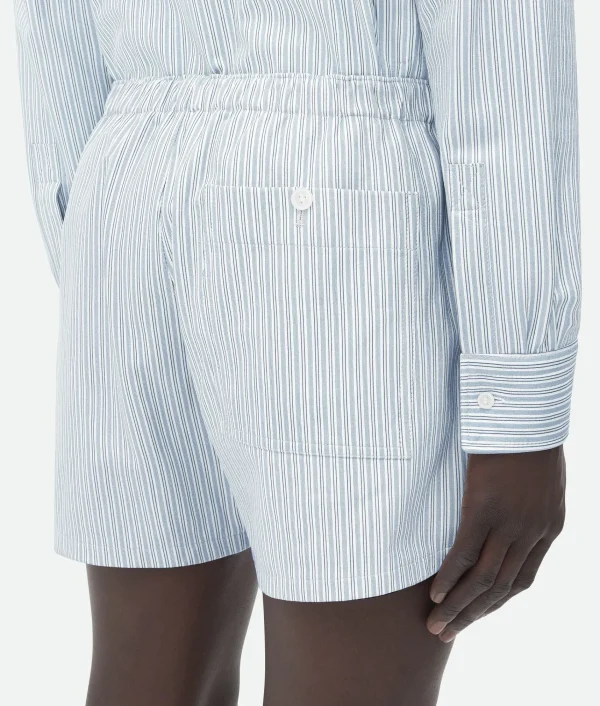 Bottega Veneta Printed Leather Shorts> Leather | Trousers And Shorts