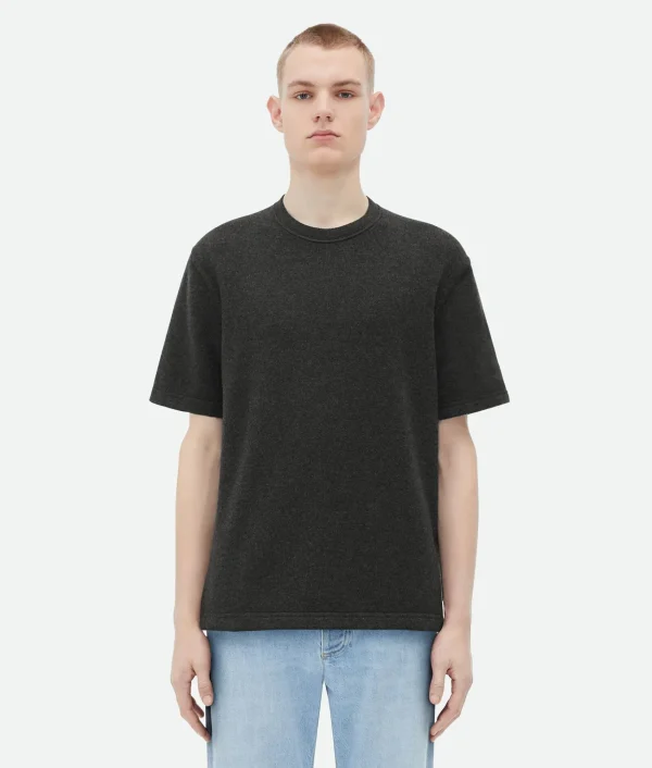 Bottega Veneta Relaxed Fit Cashmere T-Shirt> Knitwear | T-Shirts