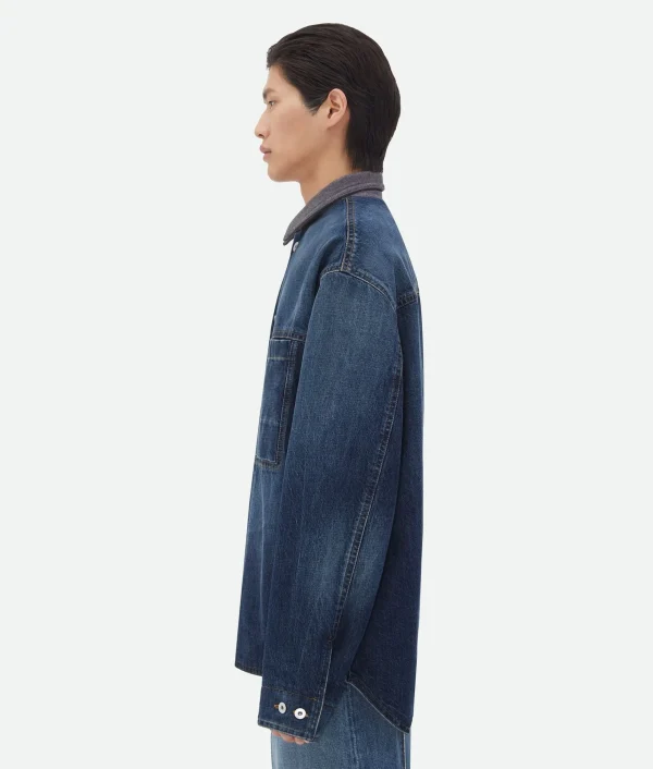Bottega Veneta Reversible Wool Denim Jacket> Denim | Jackets