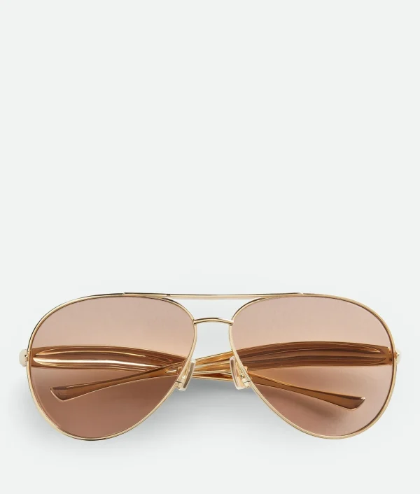 Bottega Veneta Sardine Aviator Sunglasses>Women Sunglasses | Sunglasses