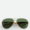 Bottega Veneta Sardine Aviator Sunglasses>Women Sunglasses | Sunglasses