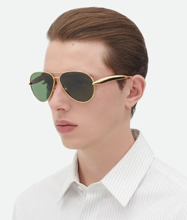 Bottega Veneta Sardine Aviator Sunglasses>Women Sunglasses | Sunglasses