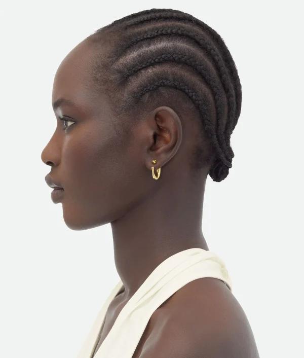 Bottega Veneta Sardine Hoop Earrings>Women Earrings