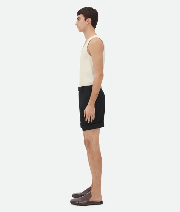 Bottega Veneta Sartorial Grain De Poudre Shorts> Trousers And Shorts