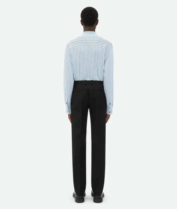 Bottega Veneta Sartorial Grain De Poudre Trousers> Trousers And Shorts