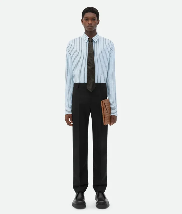 Bottega Veneta Sartorial Grain De Poudre Trousers> Trousers And Shorts