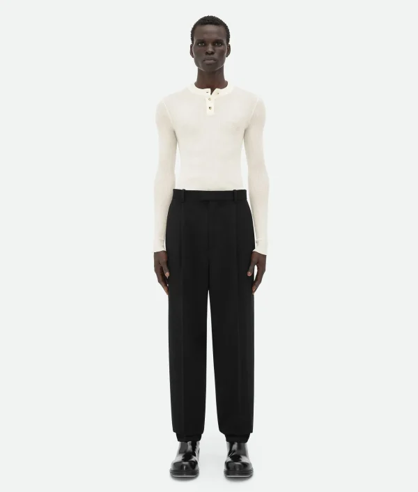 Bottega Veneta Sartorial Wool Pants> Trousers And Shorts