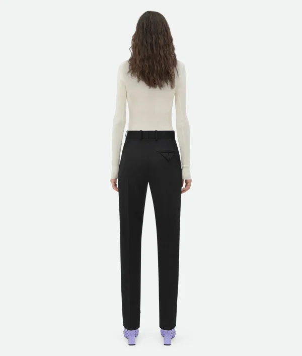 Bottega Veneta Sartorial Wool Slim Leg Pants>Women Trousers And Shorts