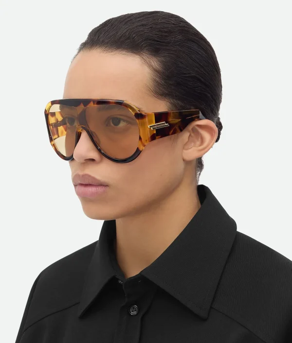 Bottega Veneta Scudo Shield Sunglasses>Women Sunglasses | Sunglasses