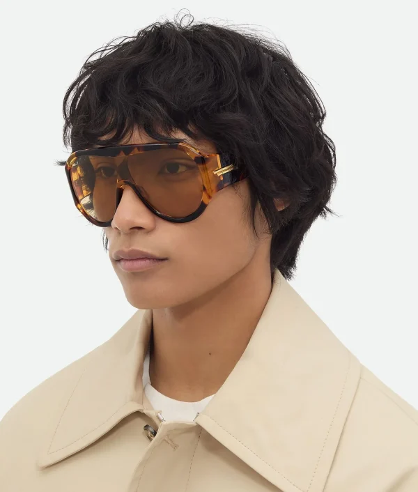 Bottega Veneta Scudo Shield Sunglasses>Women Sunglasses | Sunglasses