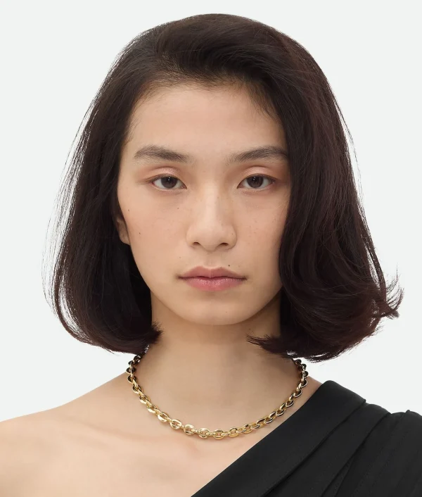 Bottega Veneta Shape Chain Necklace>Women Necklaces