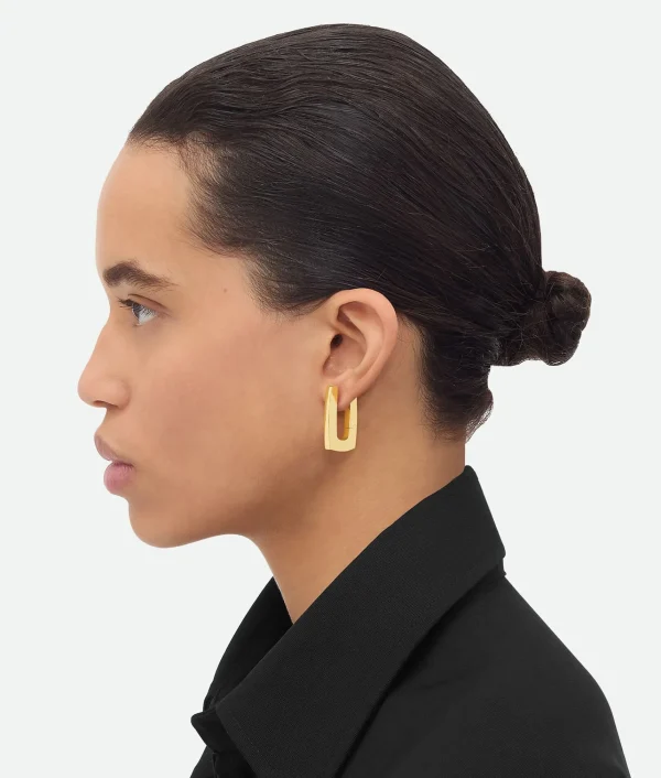Bottega Veneta Shape Hoop Earrings>Women Earrings