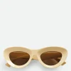 Bottega Veneta Sharp Cat Eye Sunglasses>Women Sunglasses | Sunglasses