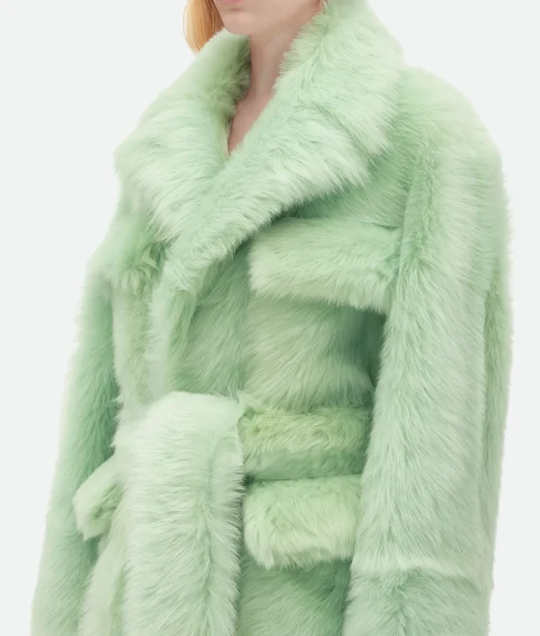 Bottega Veneta Shearling Belted Coat>Women Coats