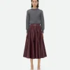 Bottega Veneta Shiny Leather Skirt>Women Skirts | Leather