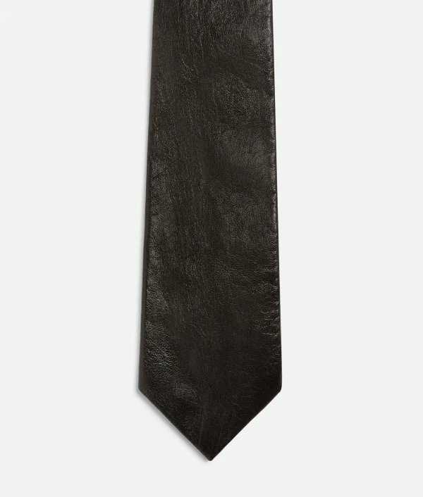 Bottega Veneta Shiny Leather Tie> Scarves And Ties